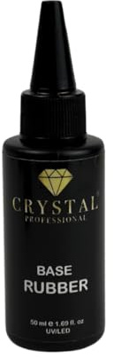 Base Coat UV Gel 50 ml | Unterlack mit Rubber-Textur und selbstglättender Formel | Nagellack für präzises Auftragen und starke Haftung | Base Gel für Nägel UV | Transparent Rubber