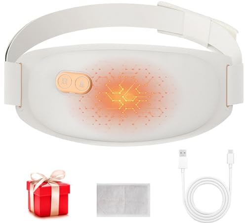 Perioden Wärmegürtel, Wärmegürtel Periode, 3 Temperatur- Und 5 Massagemodi, Menstruations Rücken, Wärmepflaster Zur Schmerzlinderung Während Der Rücken, Unterleib/Magen31.5 * 12.7cm