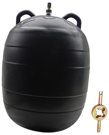 Sharplace Aufblasbarer Rohrstopfen, Sanitärballonstopfen mit Pumpe, Wasserabsperr-Airbag für Abwasserrohre, Gummi-Auslassballon für Abwasserkanäle, Waschbecken, verstopfte Toiletten, DN200