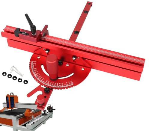 Jauge à onglets de précision pour scie à table, table, clôture à onglet, guide onglet avec gu