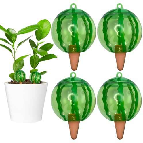 4 Pieza Riego automatico macetas, Regar Plantas Vacaciones (1Pieza/500 ml)