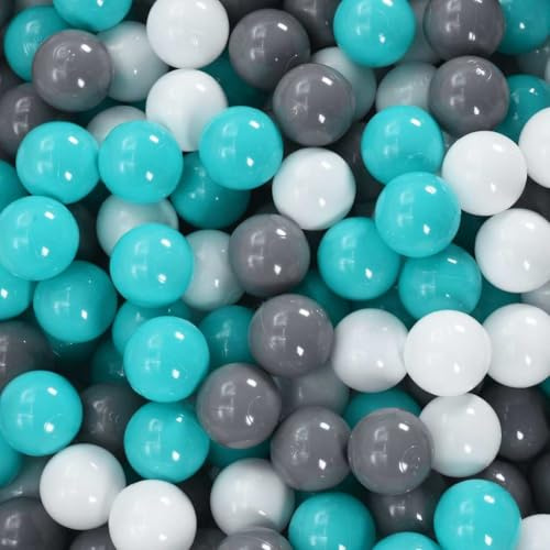 LoogCape Bälle für Bällebad 1000 Stück Mehrfarbig Kinder Spielzeug für Indoor Outdoor Planschbecken Garten, geeignet für Zelt, Haus, Laufgitter, Trampolin, Badewanne, schadstofffrei, motorisch