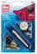 Prym 390513 Nähfrei-Druckknopf Anorak Fusion Messing 20 mm Altsilber