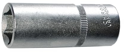 SW-Stahl 05430-10,0SB Steckschlüsseleinsatz 10 mm - Sechskant Nuss - Tief | Lange Ausführung aus Chrom-Vanadium-Stahl, 1/4 Zoll Antrieb, 50 mm Länge, matt verchromt, Premium Qualität auf Halter