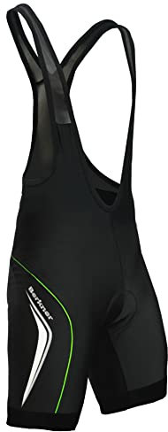 BERKNER - Derek-Plus, Salopette da ciclismo con spalline e gel - Imbottitura