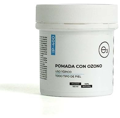 OZONO D'OR - Pomada Cicatrizante 100% natural BIO con Ozono | Crema Piel Atopica | Crema Cicatrizante heridas piel, Quirurgicas, Psoriasis, Quemaduras, Dermatitis Atopica | Crema Antiescaras. 100 ml.