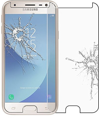 HQ-CLOUD® Film Vitre Verre Trempé de Protection d'écran pour Samsung Galaxy J5 2017 - Transparent