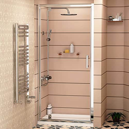 Modern 1000mm Pivot Shower Door Enclosure Safety Glass Reversible Cubicle Walk in Door