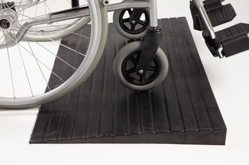The Ramp People Gummi Schwellenrampe für Rollstühle 4mm - 70mm (52mm (100x52x5,2cm LBH))