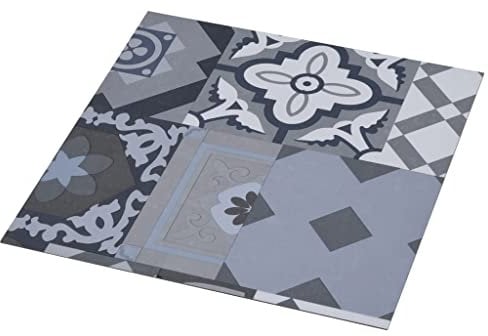 vidaXL Listoni Pavimento PVC Autoadesivi 5,11 m² Motivo Colorato