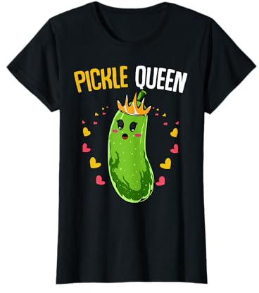 Pickle Queen plantes potagères concombres végétaliens T-Shirt