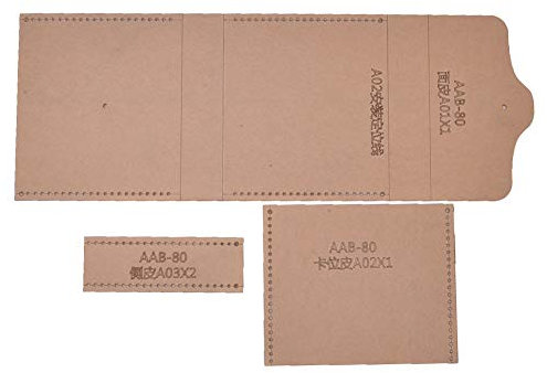 Garosa Acryl Kurze Geldbörse Brieftasche Vorlage Schablone DIY handgemachte Lederform Leder Muster Vorlagen für Brieftasche Taschen