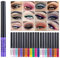 Lucoss 12 Farben Dauerhafter Glitter Eyeliner Für einfach zu tragendes wasserdichtes flüssiges Eyeliner Beauty Eye Liner Make-up
