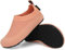 SAGUARO Chaussons Maison Enfants Pantoufle d'intérieur Garçons Fille Antidérapantes Chaussures de Semelle en Caoutchouc, Orange, 30/31 EU