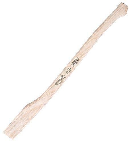 GERMANIA Qualitätswerkzeuge Axtstiel 80cm 1,6kg Axt Holz Esche Kuhfußform Ersatzstiel Beilstiel Stiel
