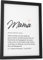 Papierschmiede® Herz Definition: Mutter, DIN A5 (ca. 15x21 cm), Muttertag Poster Geschenk für Wohnzimmer, Küche, Wandbild Mama Bild Muttertagsgeschenk - ohne Rahmen