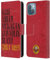 Head Case Designs Licenciado Oficialmente Guns N' Roses Nombres Vintage Carcasa de Cuero Tipo Libro Compatible con Apple iPhone 13