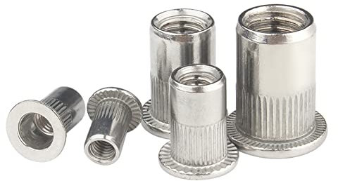 CONPHERON Acier inoxydable Écrous de Rivets à tête Plate Stainless Steel Rivet Nuts, M10,3 pcs