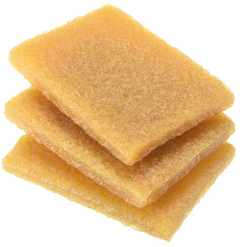 PATIKIL 6Packung Rückstand Zement Radiergummi 70x50x9mm Rechteckiger Klebstoffentferner Reinigungswerkzeug für Papier Handwerk Schleifband Scheiben Skateboard Gelb