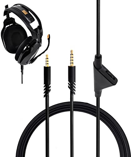 V-MOTA Ersatz-Lautstärkerkabel für Astro A10 mit Lautstärkeregler-Funktion, funktioniert auch mit A30 A40/A40TR Gaming-Headsets Xbox One PS4 Controller, 1,8 m, Nylongeflecht