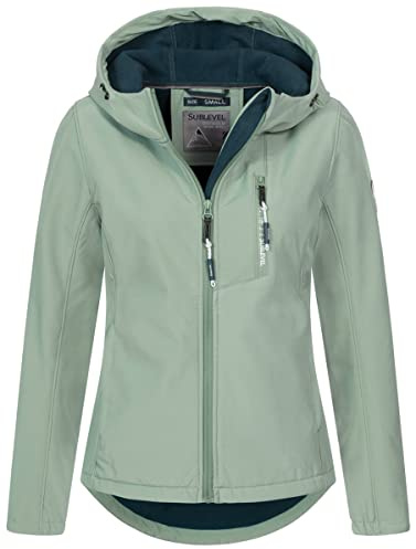 Sublevel Damen Frühlings Softshell Jacke Outdoor Regen Übergangs Jacke Produktion-FvS
