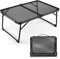 Odoland Tragbarer Campingtisch Ultraleichter Aluminium Klappbarer Picknicktisch Kleiner Campingtisch für Strand Wandern Backpacking Outdoor Indoor Picknick RV BBQ (25CM)