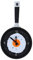 SVRITE Reloj de Sarten con Huevo Frito - Reloj de Pared Novedad para Cocina - Verde