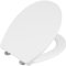 Cornat WC-Sitz New Rezya - Nachhaltiges Material - Pflegeleichter Recycling-Thermoplast - Quick up & Clean Funktion - Absenkautomatik - weiß/Recycling Toilettensitz/Klodeckel / 1076430
