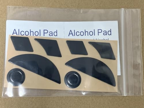 Mars Fox Mice Skates Mouse Feet for Razer Naga 2014 /Naga Chroma/Naga Limited Razer Green / 2014 Left Handed Edition (2 Sets)- Thickness 0.7mm (Left Handed Edition)