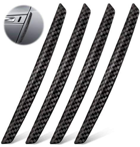 Car Door Edge Protector - Anti-Collision Strip and Handle Guards for Various Cars - Black
