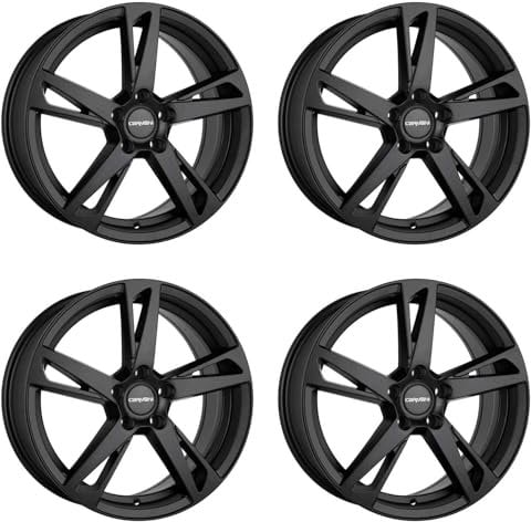 4x Carmani Felgen Alufelgen 16 Anton 8,0x18 ET45 5x114,3 black matt kompatibel mit Mazda 3 5 6 CX-3 CX-30 CX-5 CX-7 MX-5 RX-8 Xedos 9