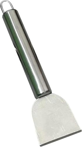Freezer Scraper, Ice Scraper for Freezer, Steel Shovel, Heavy Duty Kitchen Scraper, Stubborn Dirt Spatula for Range Hood Grease Grime, Oil Fume Removal, Multipurpose Cleaning，Cooking Utensils
