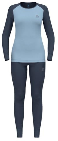 Odlo Active Warm Eco Special set Funktionsunterwäsche-Set Damen dark sapphire Gr. XS