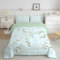 Couette 260x240 Bambou Couette 4 Saisons Couette 240 x 260 - Couette Imprimée 240x260 Couette sans Housse - Lavable en Machine Couette et 2 Taie d'oreiller