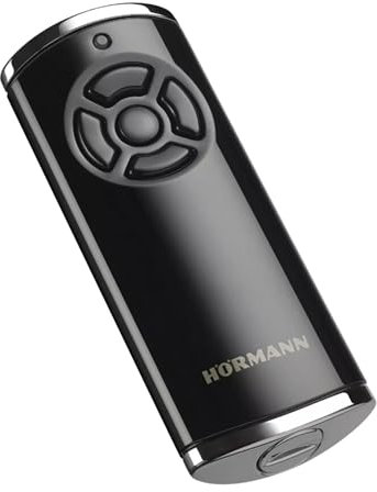 Hörmann Handsender HS 5 BS schwarz glänzend - 868 MHz - 5 Kanäle - BiSecur - Sender für Tore und Garagentore - (schwarz glänzend Fernbedienung einzeln)