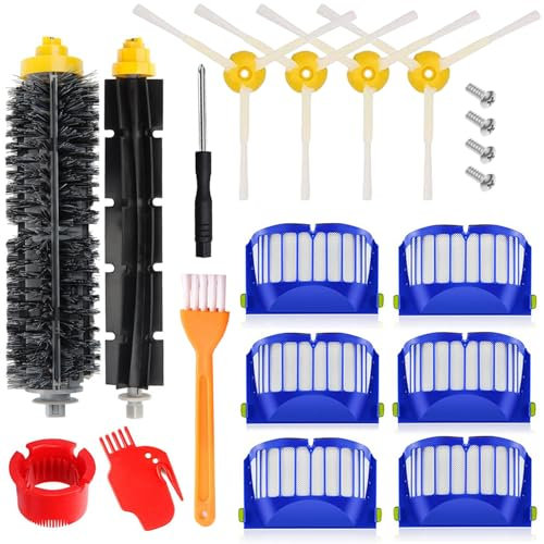 APZOVO Accessori Ricambi per iRobot Roomba 600 604 605 606 610 612 614 615 616 620 621 626 627 630 631 632 639 640 650 651 660 669 670 671 672 675 676 680 681 685 687 689 690 691 692 694 696 697 698