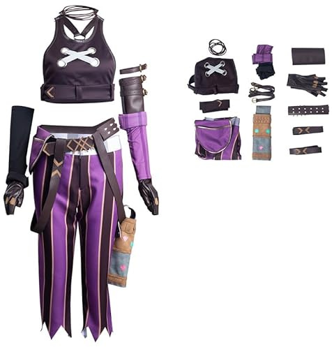 Ubaywey Costume de cosplay de Lengends - Pour Halloween, carnaval, fête, cosplay - Pour femme