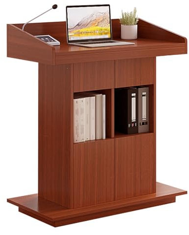 Stehpult, Stehpult, Stehpult, Holzrednerpult mit Leseplattform, kirchliche Kanzel für Konferenzen, Büro, Schule, Zuhause, Restaurant, Meeting (A 100 cm)