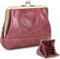 Contacts Porte-monnaie vintage en cuir pour femme avec porte-cartes, petit portefeuille mignon, Rose magnifique, Vintage