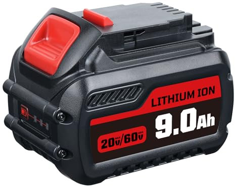 ZEERISA DCB606 Battery Replacement for DeWalt 60V Flexvolt Battery Compatible with DeWalt DCB606 DCB612 DCB609 DCB204 DCB200 DCB206 20V/60V/120V MAX Cordless Power Tools