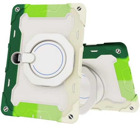 Funda antiamarilleo para tableta Funda Compatible with niños compatible con tableta Huawei Honor Pad 9 de 12,1 pulgadas, resistente, de TPU, a prueba de golpes, con soporte, funda protectora resistent