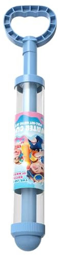 MOUNTTU Wasserpistolen für Kinder, Feuerwerksspritzpistole, Nachtleuchtendes Plastik-Bewässerungsspielzeug für Außenpool, Strand, Outdoor-Kampfspielzeug, Blaue Wasserpistolen, Kleine Wasserpistole
