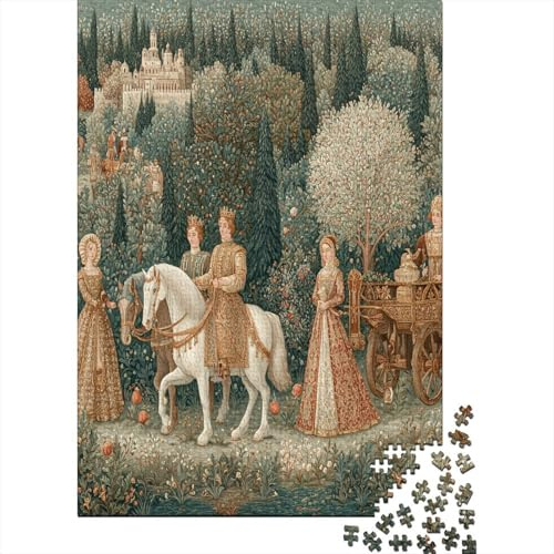 Adel und gesellschaftliches Leben im 15. Jahrhundert1000 Teile: Unmögliches Puzzle Für Erwachsene, Spiele, Geschenke, Kinder, Herausforderungs70x50cm/1000pcs