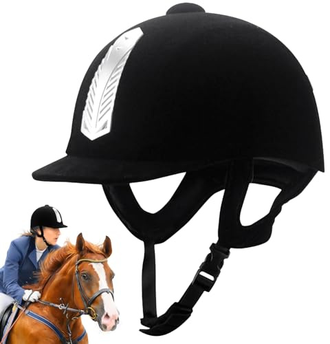 Casco de equitación para Hombre y Mujer – Casco de Seguridad para equitación – Casco de Seguridad Ecuestre Ajustable, Ligero y Transpirable para Entrenamiento, Caballo y Deportes al Aire Libre