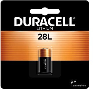 Duracell PX28L Batterie au Lithium 6V Piles Rechargeables (Lithium, 6 V, Noir, 1 pcs)