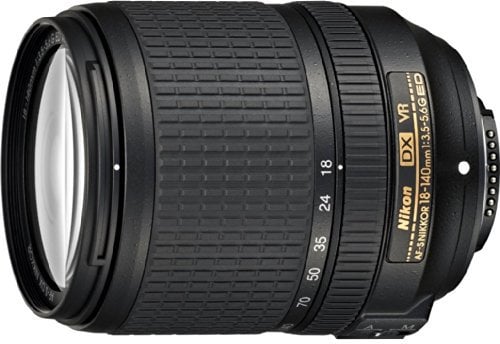 Nikon AF-S DX 18-140 mm 1:3,5-5,6G ED VR Reisezoom-Objektiv (67 mm Filtergewinde, bildstabilisiert) Schwarz