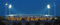 Blue-Letter Nürnberg Stadion aussen – Poster 120 x 50 cm – hochwertiger FineArtPrint