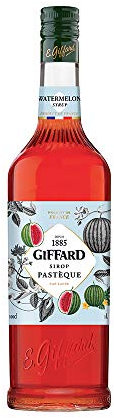 GIFFARD Bar Sirup 1,0 l - Sirup WASSERMELONE zum Mixen Mixgetränke / Cocktails