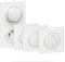 LEGRAND - Pack Démarrage Produits Connectés dooxie with Netatmo - 1 Prise Connectée + 1 Interrupteur Connecté + 1 Commande Générale + 1 Commande Éclairage/Prise Sans Fil - Fabriqué En France - Blanc