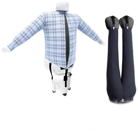 EOLO RepaSSecheur Repasse Sèche Automatiquement Chemises Pantalons Rafraîchit Vêtements Repassage Vertical Professionnel avec Roues Garantie 5 Ans SA04 RE Efficacité Energétique A+++